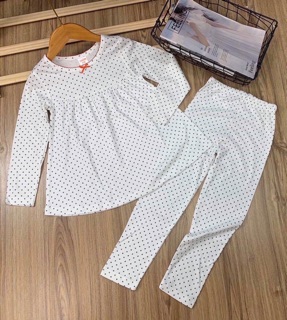 Bộ dài tay bé gái size đại