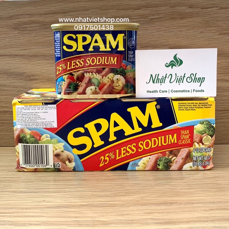 Thịt Hộp Spam 340gr - Mỹ