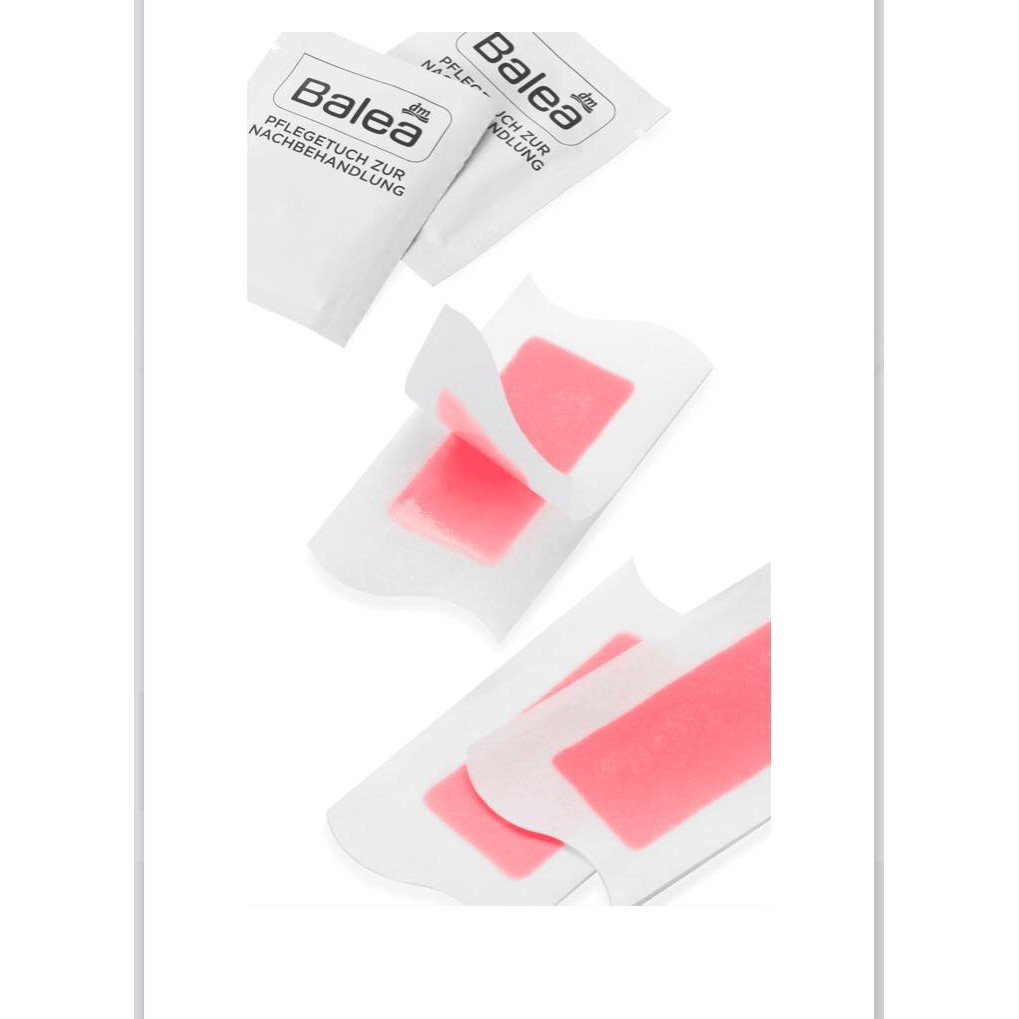 Miếng dán tẩy lông Bikini Balea Bikinizone Kaltwachs Streifenl 16 miếng wax +4 miếng wipes | BigBuy360 - bigbuy360.vn