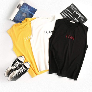Áo thun tanktop i can FOX unisex