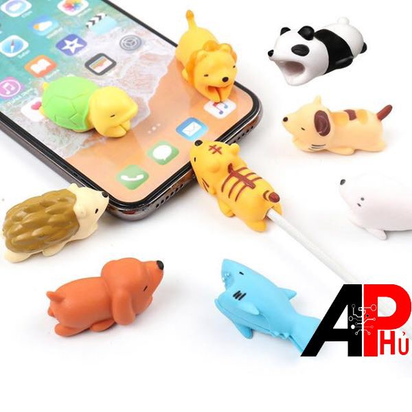 Thú Cắn Bảo Vệ Cáp Sạc Siêu Dễ Thương - Nhiều hình thú shop giao ngẫu nhiên