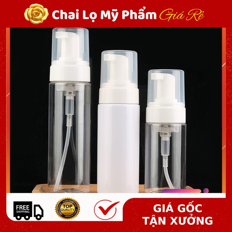 Chai Chiết Mĩ Phẩm ❤ RẺ VÔ ĐỊCH ❤ Chai xịt giọt tạo bọt 30ml,50ml,100ml,150ml đựng gel, chiết mỹ phẩm , phụ kiện du lịch