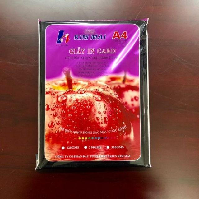 Giấy in card kim mai Đl 250