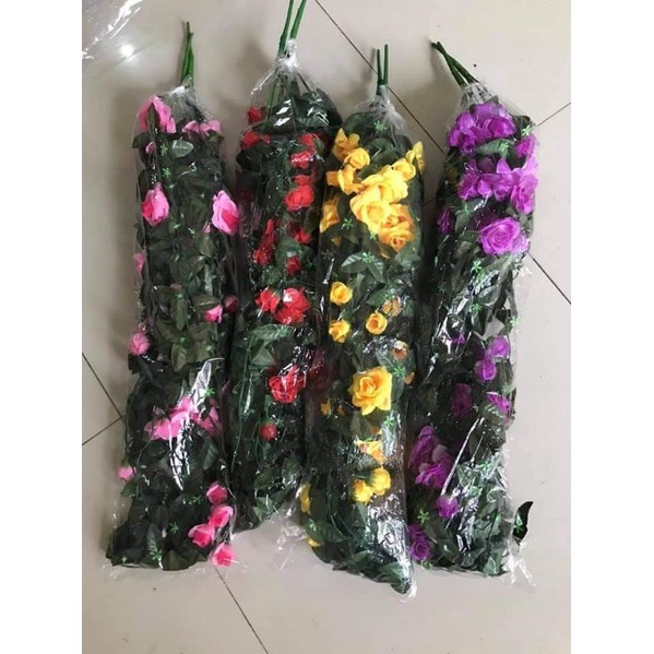 Rủ Hoa Hồng _ hoa treo tường trang trí