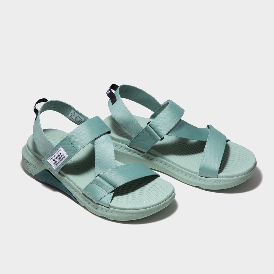 Giày Sandals SHONDO F7 Chính Hãng - F7R3232 Màu Xanh Ngọc