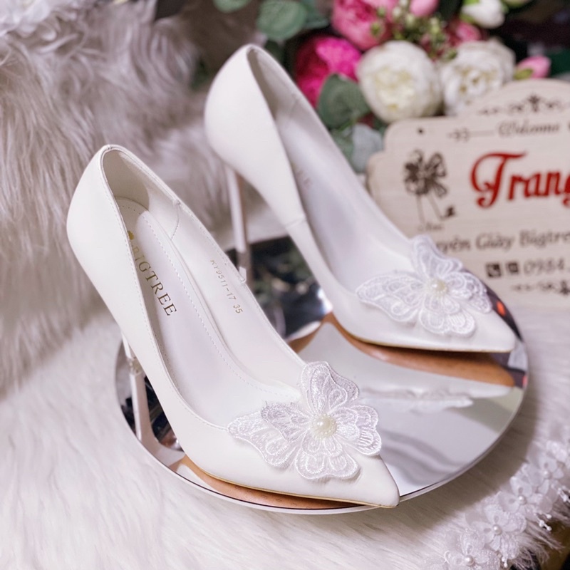 GIÀY CƯỚI CÔ DÂU, GIÀY CAO GÓT THIẾT KẾ CAO CẤP (là mẫu tkế thủ công vui lòng chắc chắn trước khi đặt hàng)