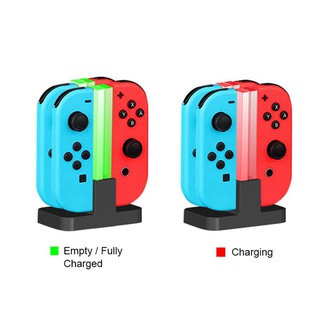 4-In-1 LED USB Charger Controller Charging Dock Station for Nintendo Switch