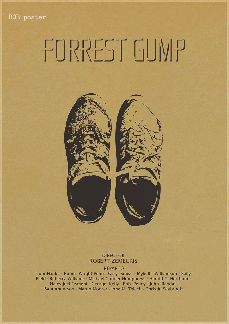 Poster Phim Forrest Gump Phong Cách Vintage