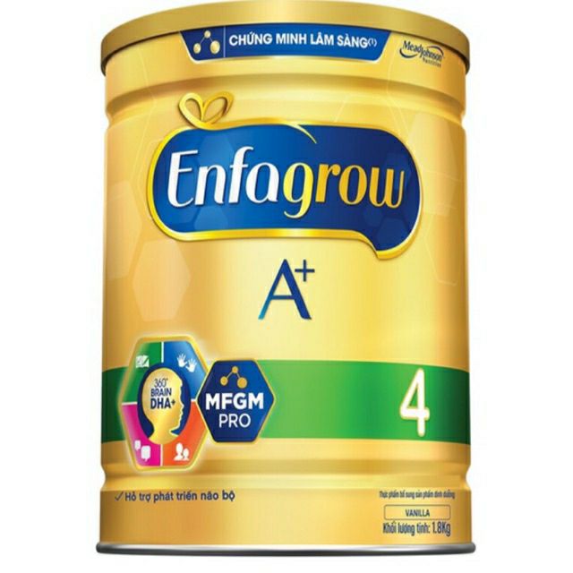 (Hsd 29/4/2022) Sữa bột Enfagrow A+ 4 1,75kg (1750g) cho bé Thông minh