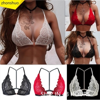 Ladies French Lace Cutout Sexy Bra Thin Sexy Bra