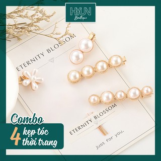 4 Bông Tai Ngọc Trai Thời Trang Hyun Boutique - KNT01