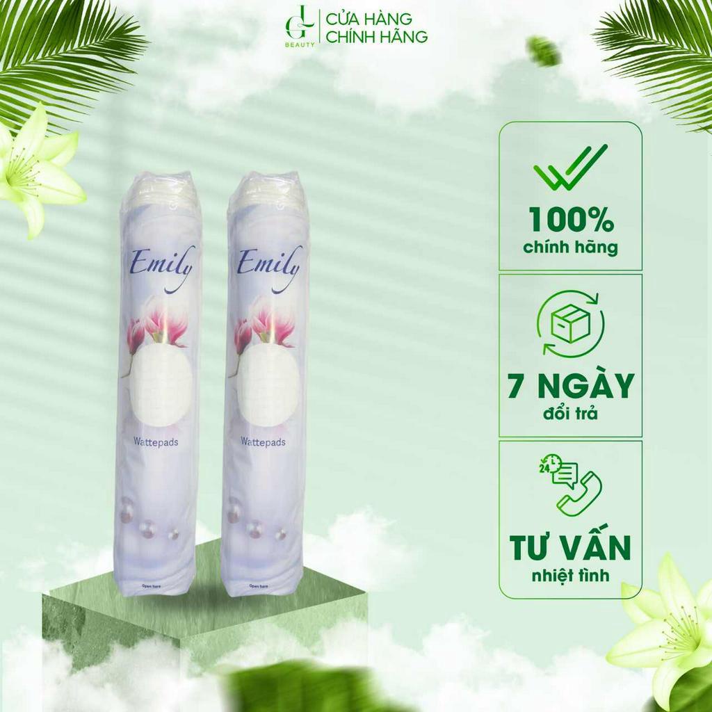 Bông tẩy trang Emily Watte Pads Đức gói 120 miếng