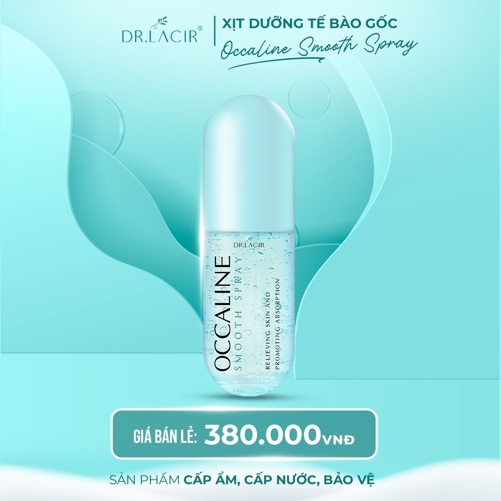 Xịt Khoáng Dưỡng Tế Bào Gốc Drlacir,Chai 130ml,chăm sóc da,tăng sinh collagen,giúp đàn hồi da,co nhỏ lỗ chân lông