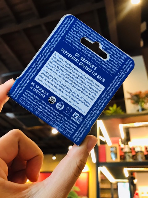 Son dưỡng môi bạc hà Dr. Bronner | BigBuy360 - bigbuy360.vn