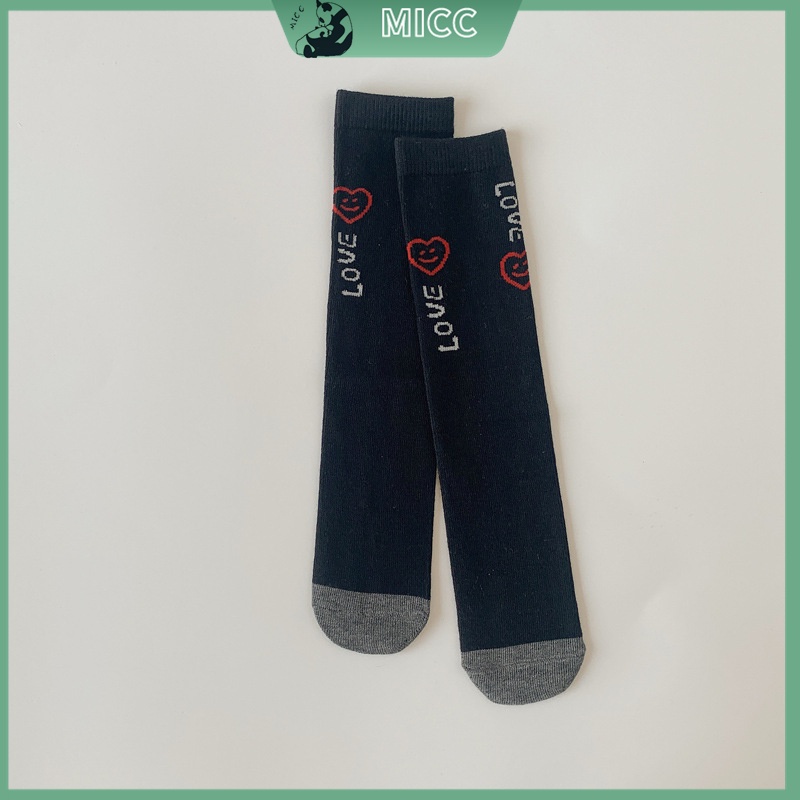 1 Đôi Vớ Cotton In Họa Tiết Hoạt Hình Kiểu Hàn Quốc Thời Trang Xuân Thu Cho Bé Từ 1-12 Tuổi