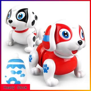 Electric Pet Dog Licking Feeder Dog Light Music Story Crawling Kids Toy with Random Color