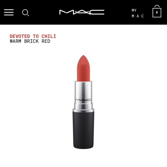DEVOTED TO CHILI POWDER KISS LIPSTICK