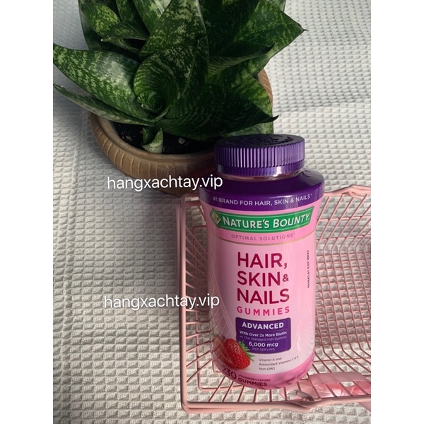 Mẫu Mới Gấp Đôi Biotin - Kẹo dẻo hair nails skin 230 viên