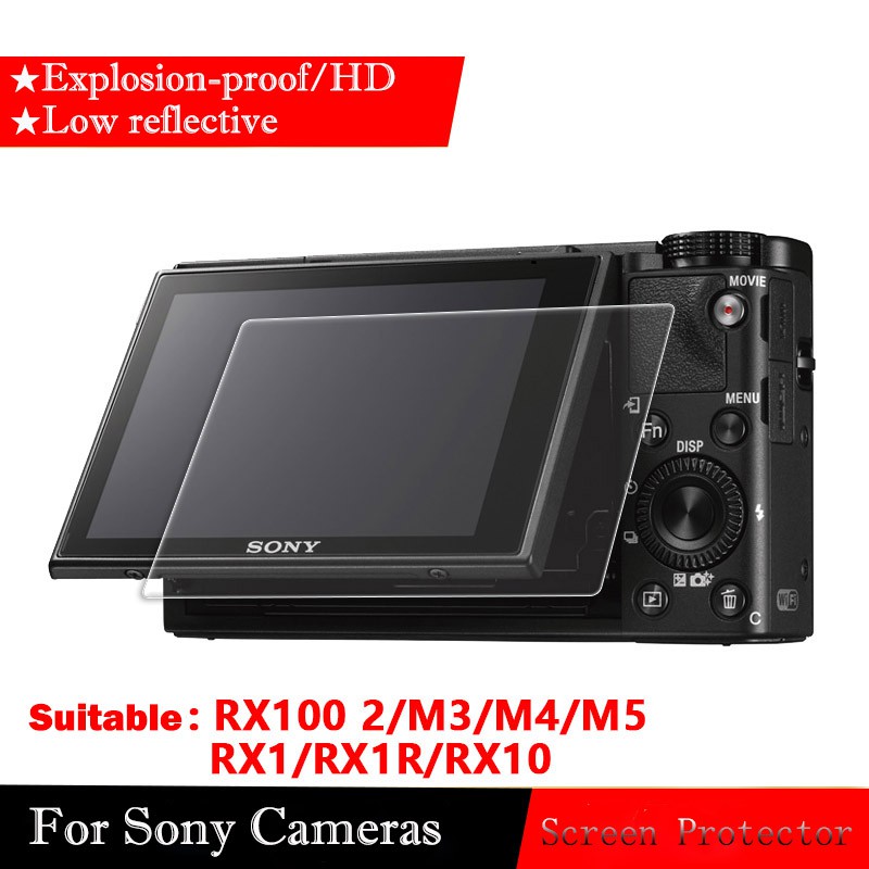 Kính Cường Lực Bảo Vệ Camera Cho Sony Rx100 M5 M4 M3 M2 Rx1 Rx1r Rx10