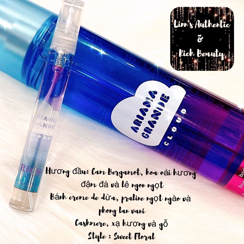 ARIANA GRANDE CLOUD - Xịt Thơm Body Mist Ariana Cloud Usa