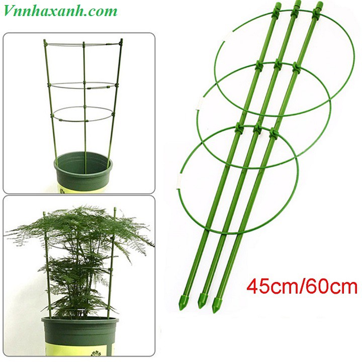 Giá đỡ hoa hồng, hoa leo đa năng kích thước cao 45cm, đường kính 18cm