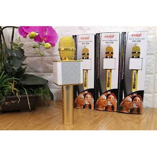 MICRO KARAOKE SD08 MIC BLUETOOTH ÂM CHUẨN, HÁT HAY
