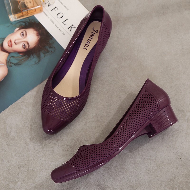 Giầy búp bê nhựa dẻo lưới đi mưa | BigBuy360 - bigbuy360.vn