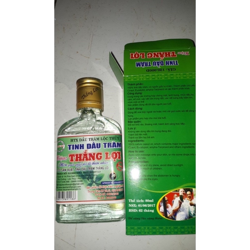 TINH DẦU TRÀM HUẾ NGUYÊN CHẤT 100ml