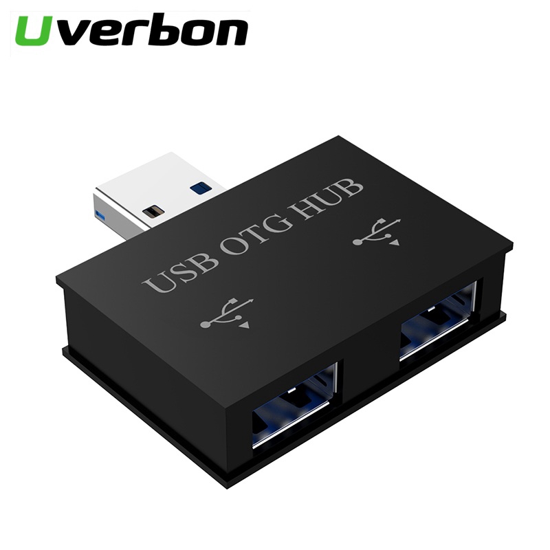High Speed Mini USB HUB to 2 Port Charger Hub Adapter USB 3.0 OTG HUB USB Splitter For Phone Tablet Computer Laptop USB