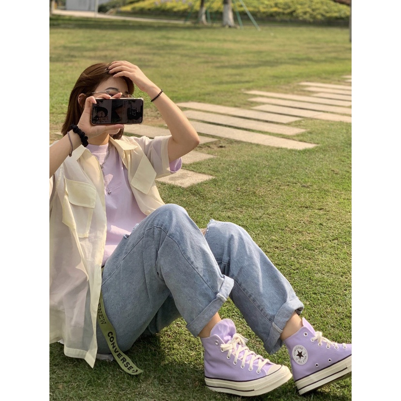 Giày Sneaker Conv Chuck Taylor All Star 1970S Cổ Cao Màu Cam / Xanh Lá / Đỏ / Hồng