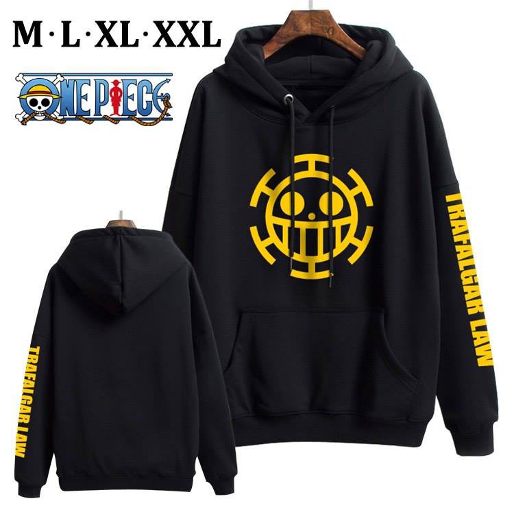 Áo hoodie Law One Piece dài tay đẹp siêu ngầu giá rẻ nhất