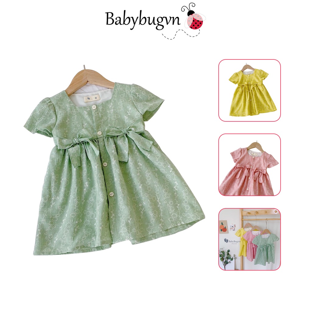 Váy hè bé gái 1-5 tuổi - LANI Dress - Babybugvn - váy bé gái xuất khẩu