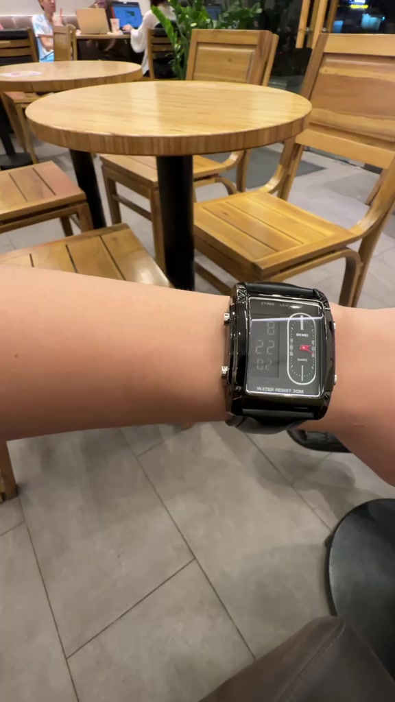 Đồng Hồ Nam SKMEI Dây Da, Đồng Hồ Dây Da Viền Kim Loại Mặt Dạ Quang Có Đèn Chạy 2 Máy, Đồng Hồ Chống Nước OCDONG.STORE | BigBuy360 - bigbuy360.vn