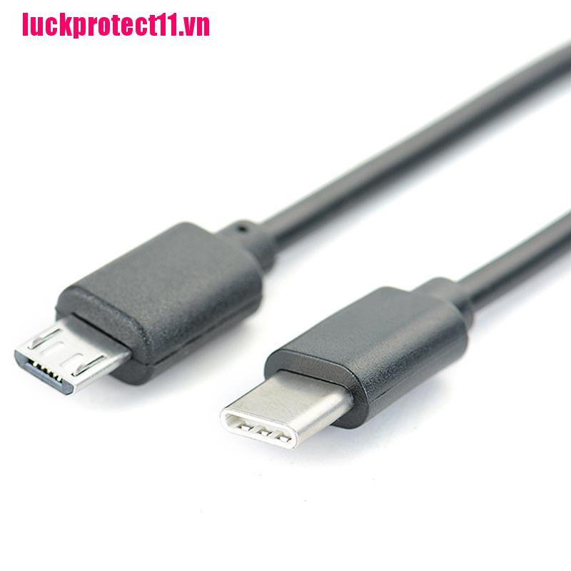 Dây Cáp Sạc Đồng Bộ Dữ Liệu Otg USB Loại C Đầu Đực Sang Micro USB
