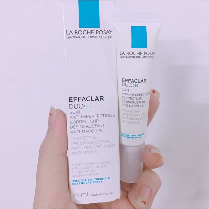 Kem Giảm Mụn La Roche Posay Effaclar Duo+ 15ml và 40ml