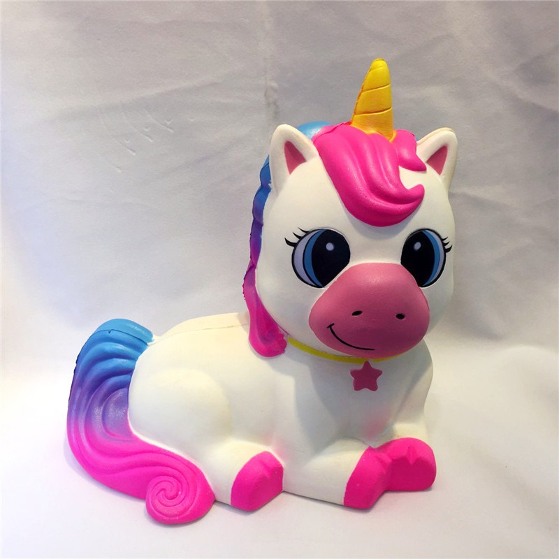 Squishy đại khổng lồ tạo hình bánh kem 2 dâu màu trắng đại khổng lồ to bự đáng yêu đồ chơi mềm mịn đàn hồi giải
