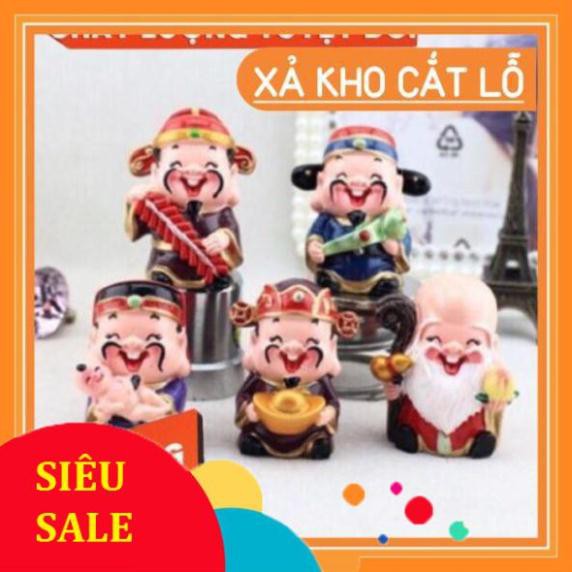 [SALE] [CAO CẤP] Giá hủy diệt -  Bộ 5 Ông Tượng Thần Tài "Phúc - Lộc - Thọ - Tài - Hỷ"