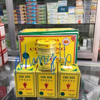Cao xoa cúp vàng combo cho khách