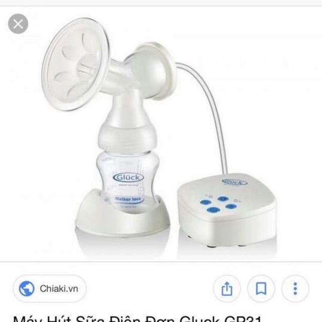 Máy hút sữa điện đơn Gluck