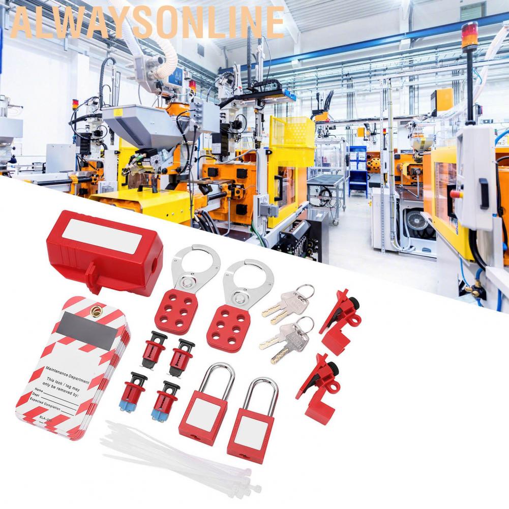 Alwaysonline Loto Tags Lockout Circuit Breaker Impact Resistance for Industrial Chemical