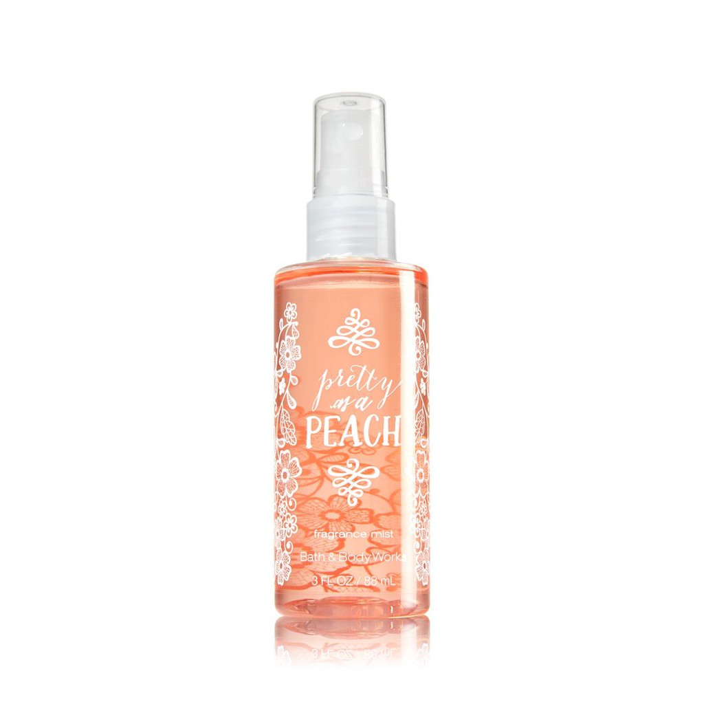 [Auth] Sản Phẩm Tắm Dưỡng Xịt Thơm Toàn Thân Lưu Hương Mịn Da Bath &amp; Body Works - Pretty As A Peach