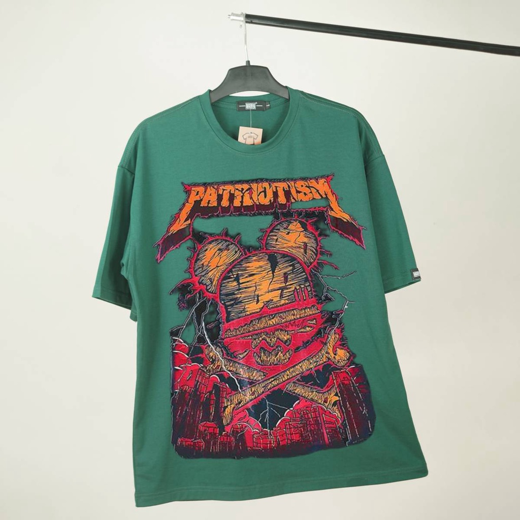 Áo Thun Unisex Tay Lỡ TN156 Form Rộng Nam Nữ street wear cá tính HALEY vải cao cấp chất cotton 100% siêu thoáng mát