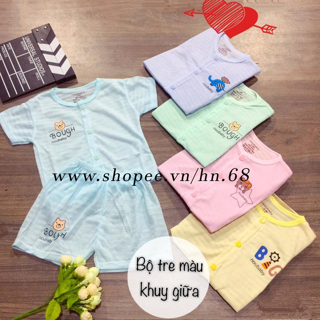 Bộ quần áo trẻ em cotton tre AM518