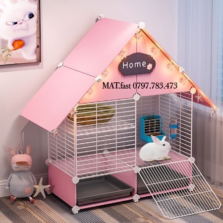 [COMBO❤️] - Chuồng Chó Mèo Chuồng Quây Cho Thú Cưng Chó Mèo, Chuồng Chó Mèo Lắp Ghép Tặng Kèm Chốt