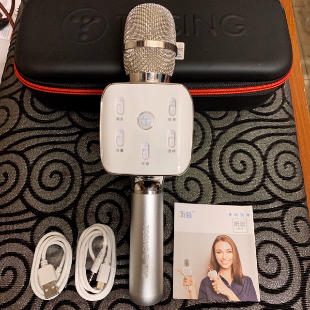 Mic Hát karaoke Bluetooth Kèm Loa Cầm Tay Cao Cấp TOSING HIFI-Không Hay Hoàn Tiền bảo hành 12 tháng