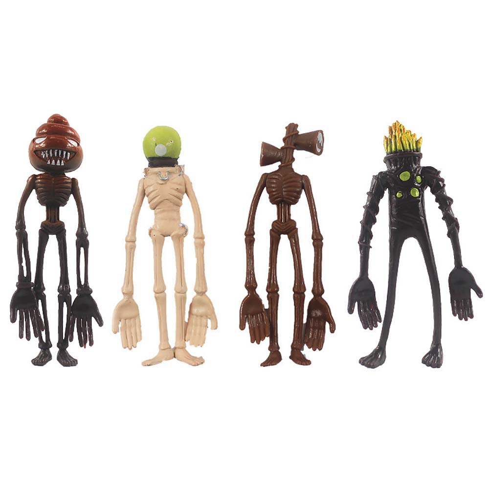 Set 8 mô hình PVC kiểu Anime Siren Head Figuals độc đáo