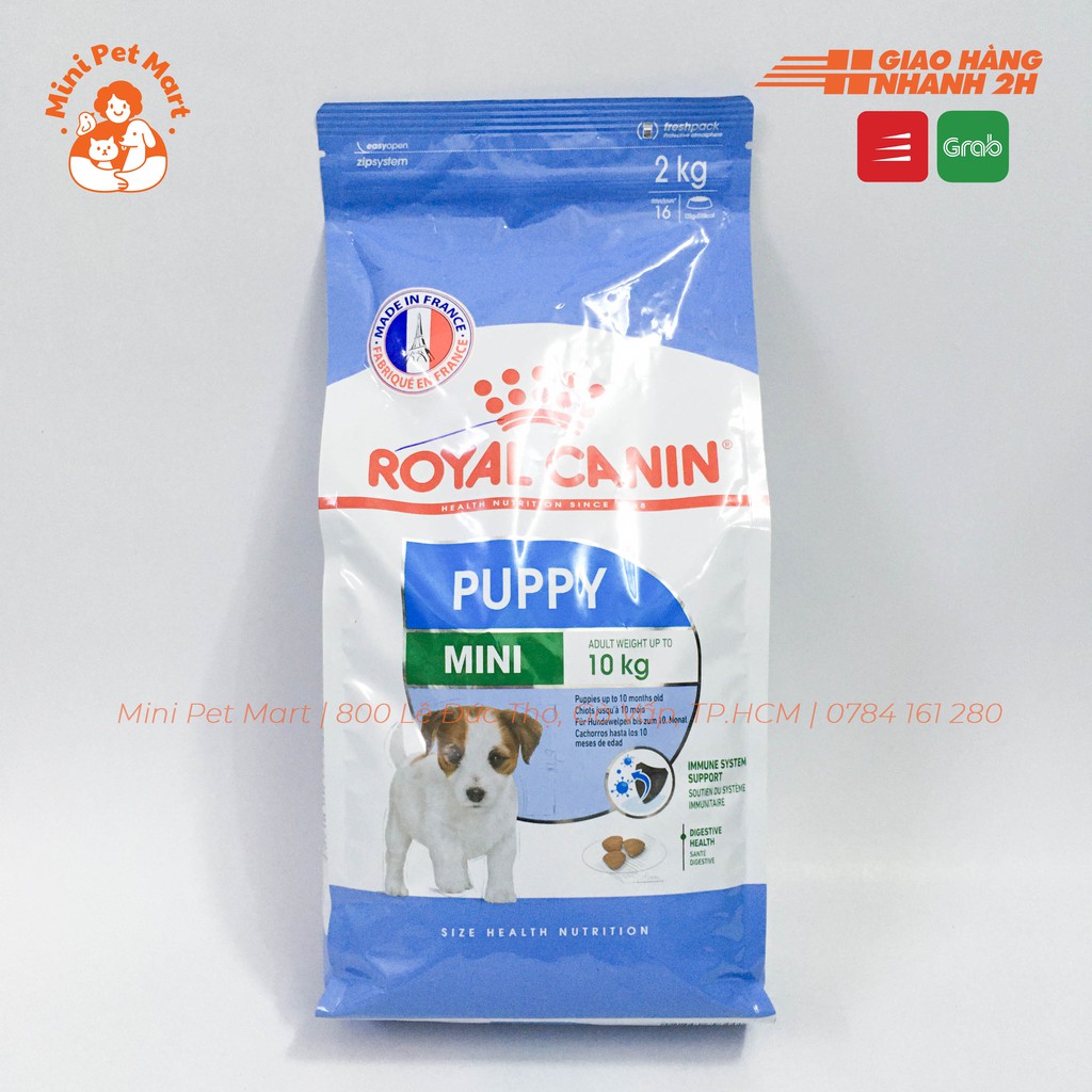 [2kg] Thức ăn hạt cho chó con giống nhỏ ROYAL CANIN MINI