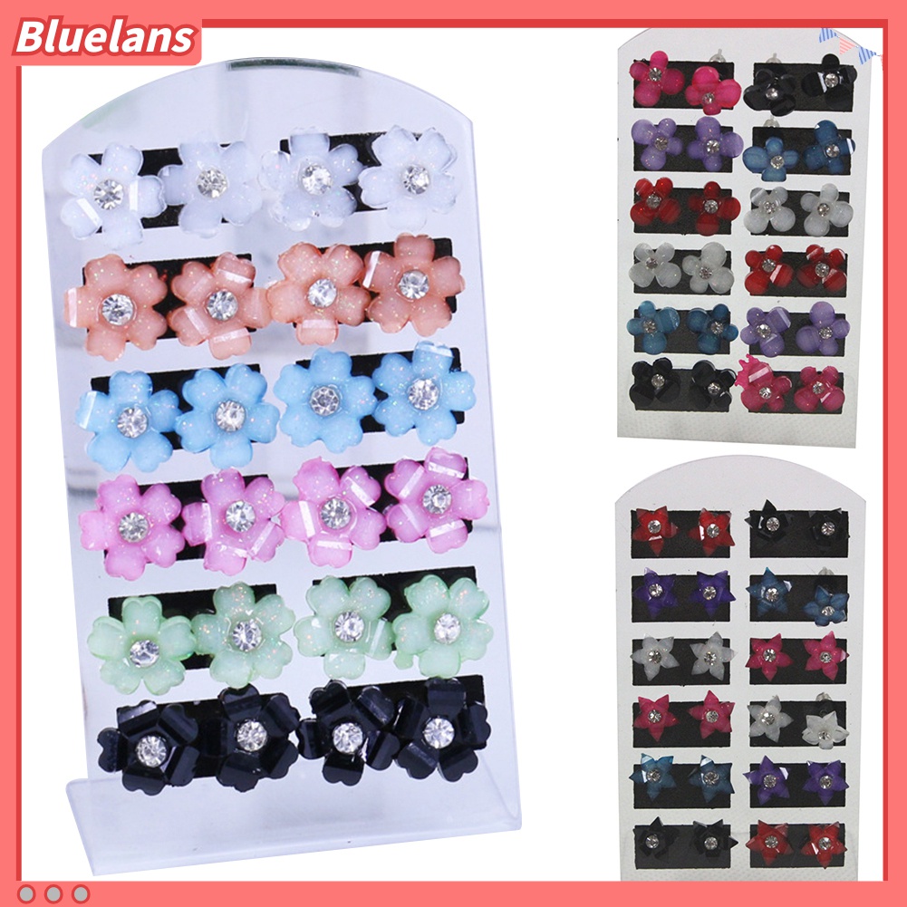 Set 12 đôi bông tai xinh xắn cho nữ