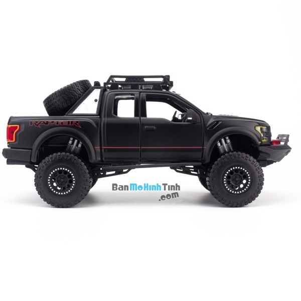 Mô hình xe bán tải độ Design Off-Road Kings 2017 Ford F-150 Raptor 1:24 Maisto Black