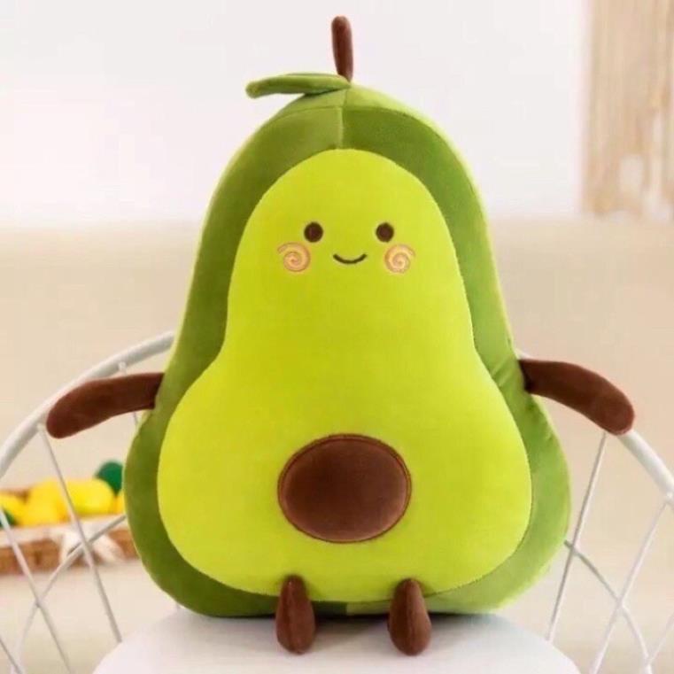 Gấu bông trái bơ tròn nhỏ cho bé xinh cute size 16cm Gấu Xinh